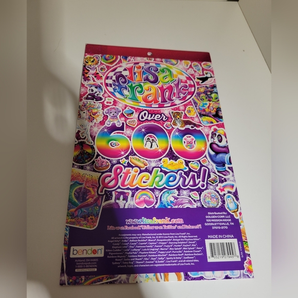 Lisa Frank Sticker Collector Set, Over 600 Stickers; New, Unused - Picture 7 of 7